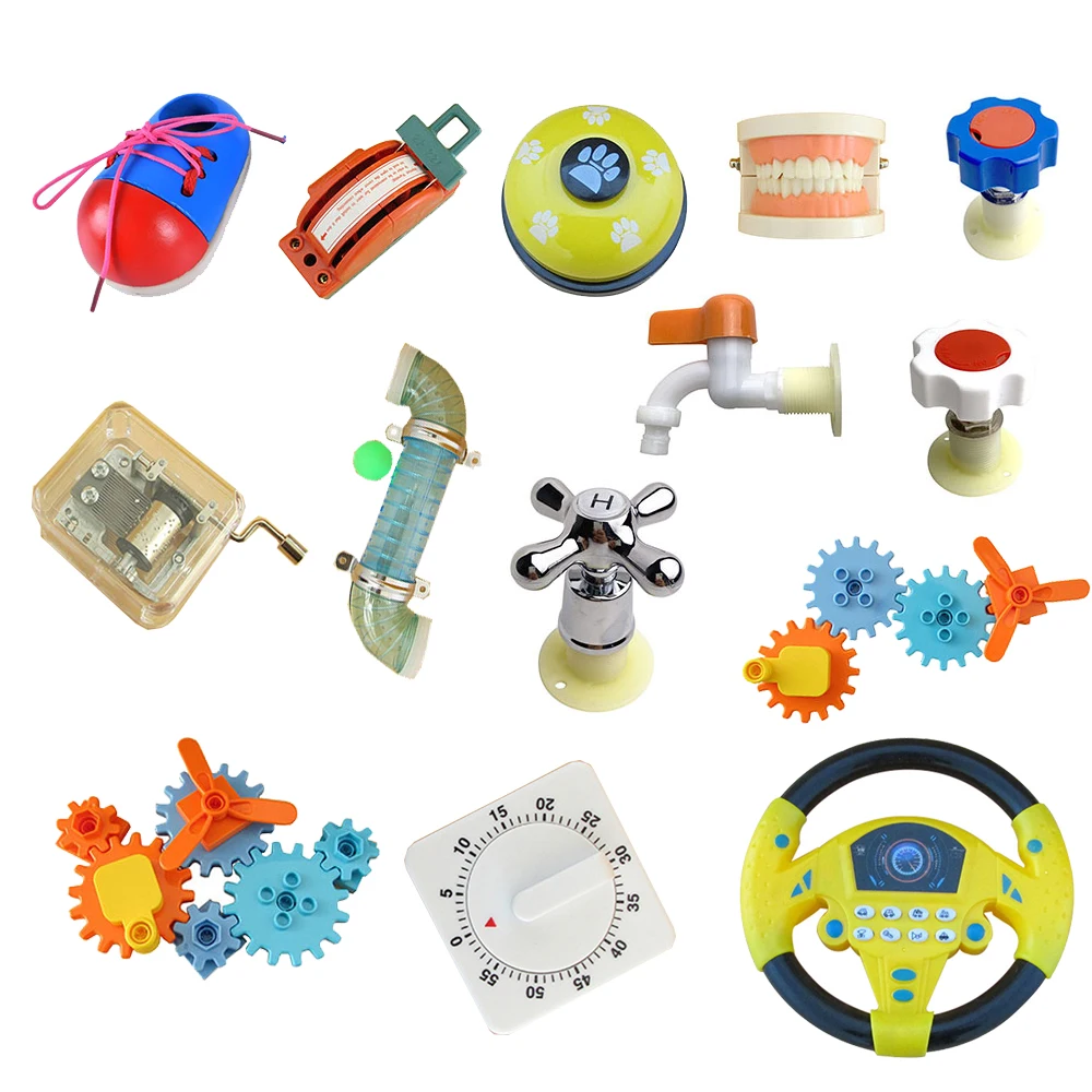 

Activity Busy Board Material Diy Accessories Montessori Teaching Aids Busyboards Baby Early Education Learning Skill Toy Parts