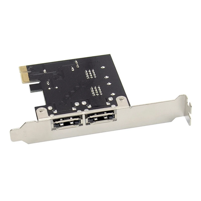 

PCI-E to SATA3.0 Riser Card Adapter Card ASM1061 PCIE SATA3.0 Expansion Card 6Gbps for SSD System Boot