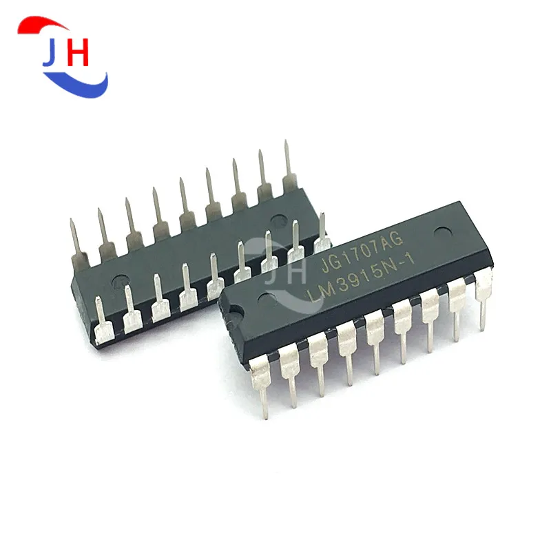 

5PCS LM3915N-1 LM3915N LM3915 LED Bar Chart Shows Driver Chip With DIP18 LM3915
