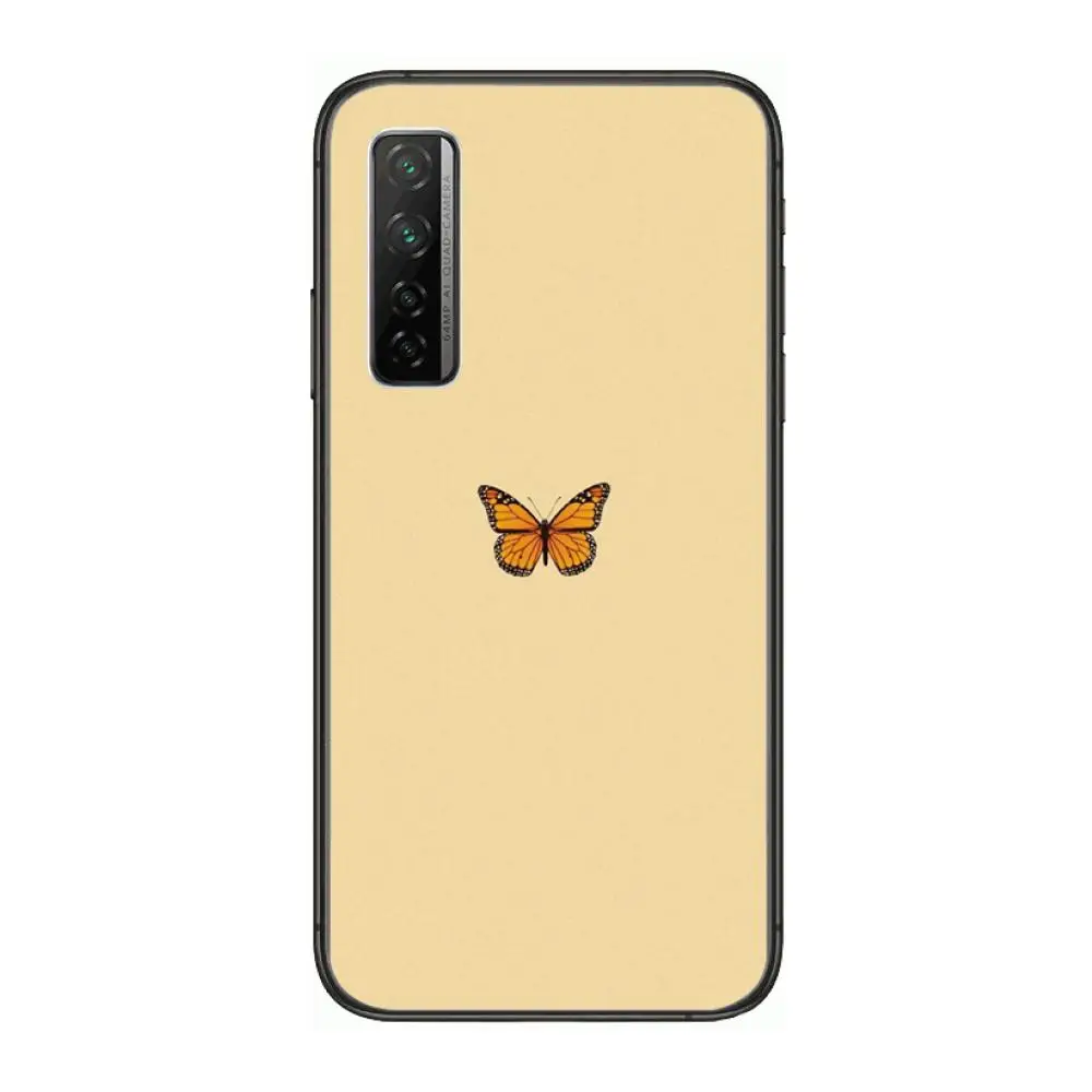 

butterfly style phone case Phone Case For Huawei Nova 2 3 4 5 6 7 8 SE i E Pro Lite Black Etui Coque Painting Hoesjes comic fas