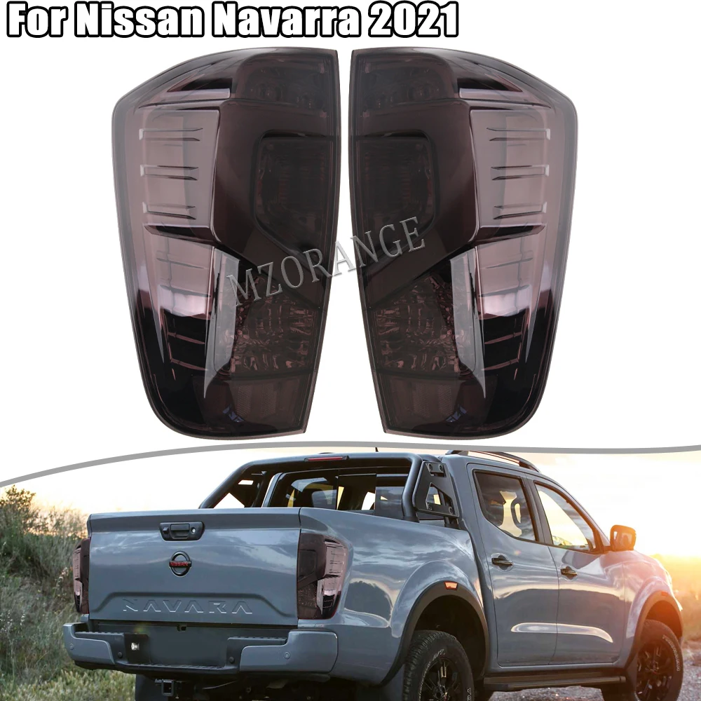 

Светодиодный задний фонарь для Nissan Navara 2021, лампа заднего стоп-сигнала поворота, предупреждающая противотуманная фара, автомобильные аксессуары