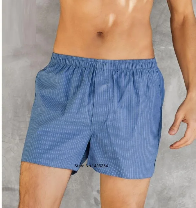 Новые хлопковые брифы мягкие боксеры свободные шорты для дома и отдыха нижнее
