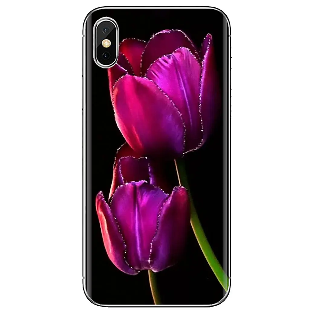 Силиконовый чехол для Xiaomi mi Redmi Note 3 4 4X 5 6 7 8 8t 9 9s 9t 10 pro lite синие весенние красочные