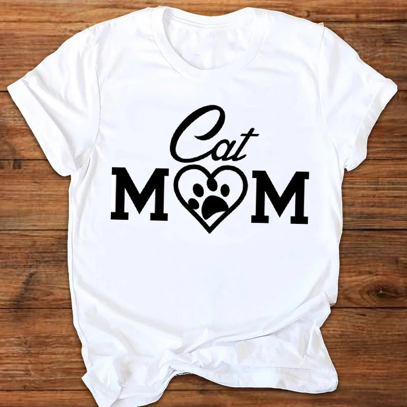 Женская футболка в стиле 90 х с принтом кошачья лапа|Футболки| |