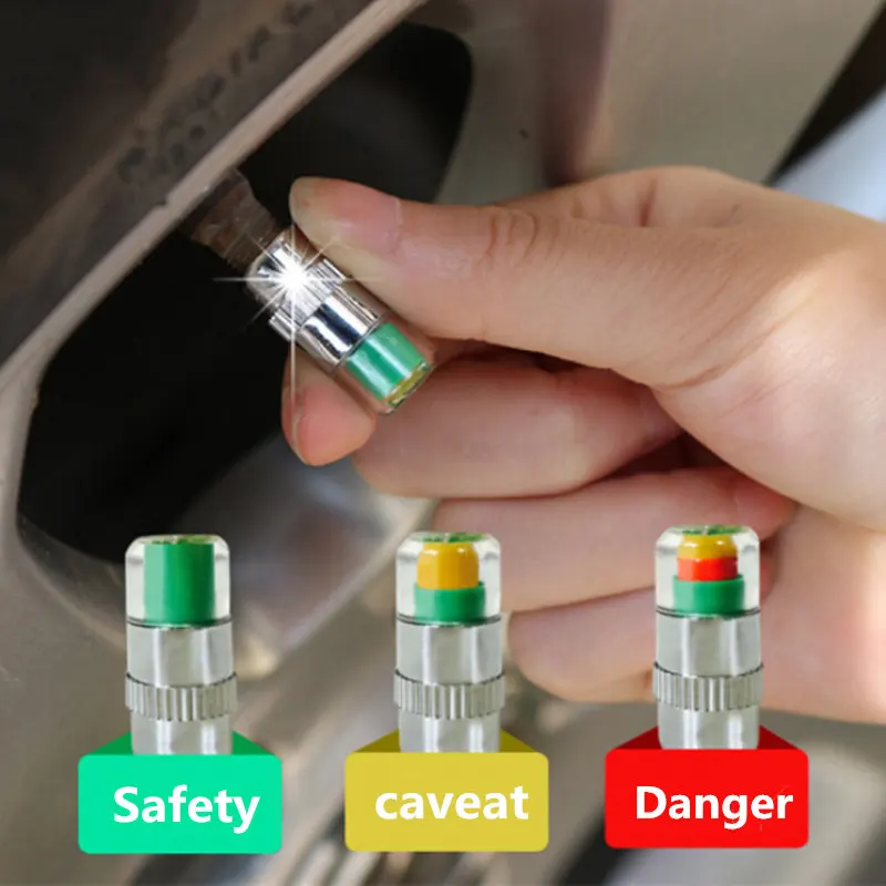 Авто шина воздушный клапан давления Индикатор оповещения для mercedes mazda 6 2014 golf mk7 amg