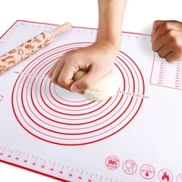 reusable silicone baking mat eco friendly mat for rolling dough pad large non stick oven patisserie baking accessories tools new