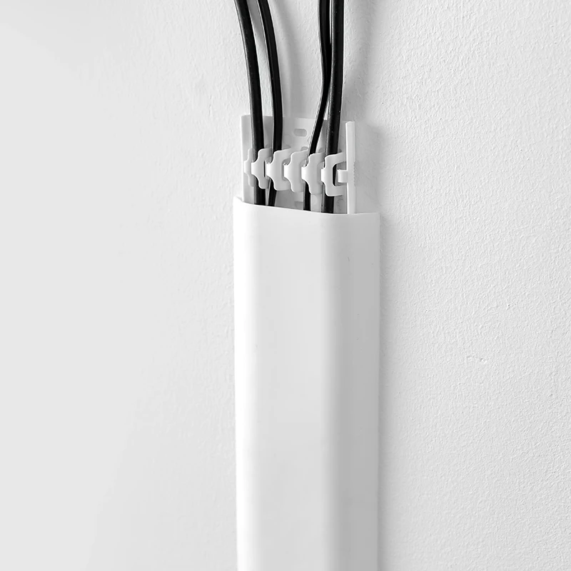 

Wire Cover Nail Free Wire Storage Organizer Wall Network Cable Routing Device Tv Cable Cover Trough Invisible Shielding Power