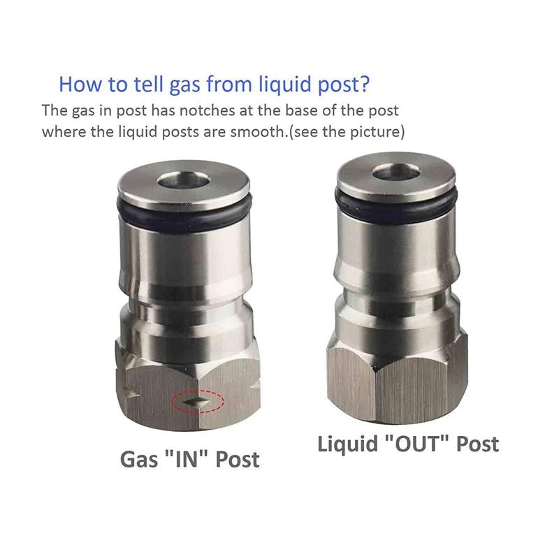 Шаровой замок пост и 4 домашних животных 2 O кольца 304 нержавеющая сталь 19/32 дюйма-18