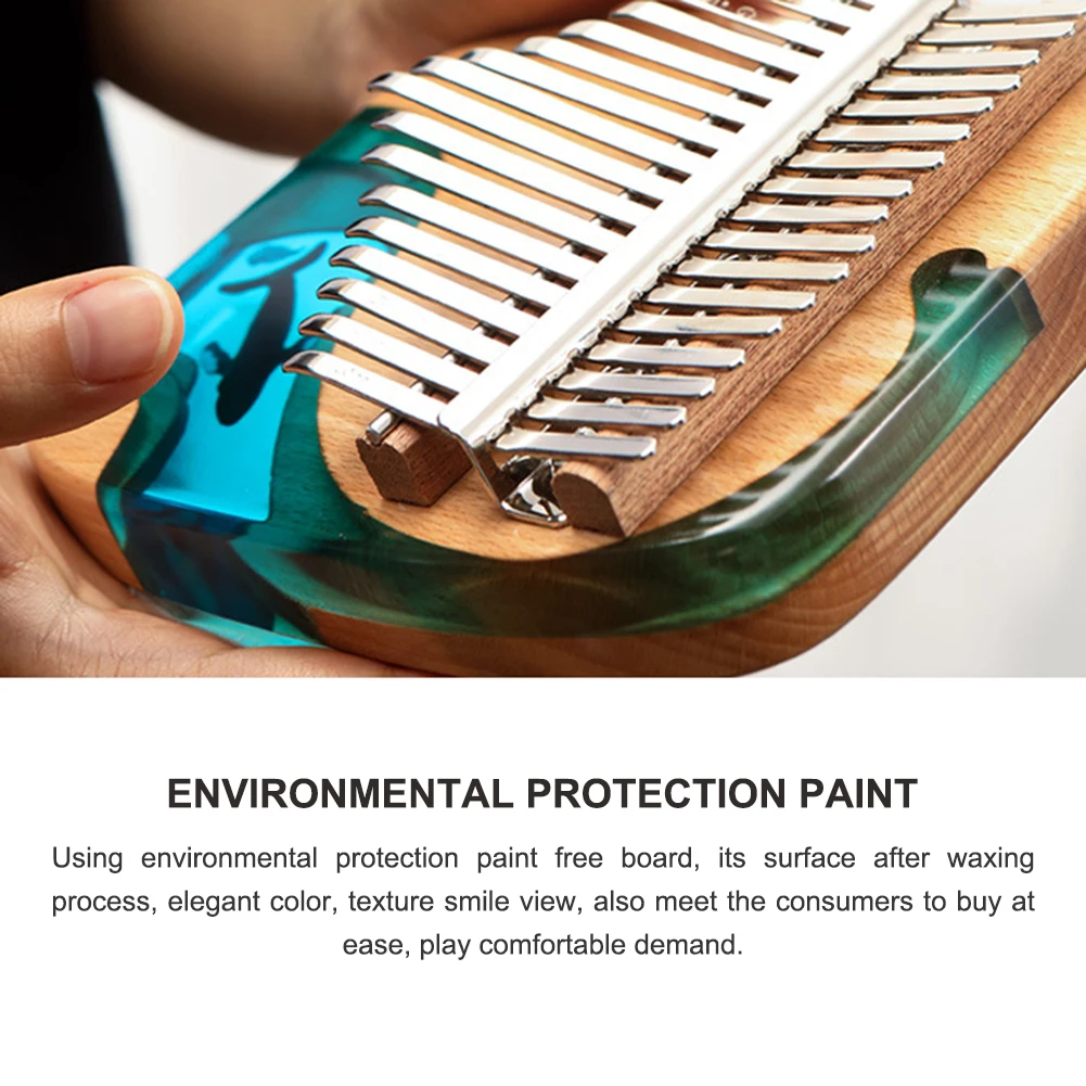 17 Keys Kalimba Pine Thumb Finger Piano Musical Instrument Kalimba Keyboard Machine Ocean Dolphin Newers Learning Supplies