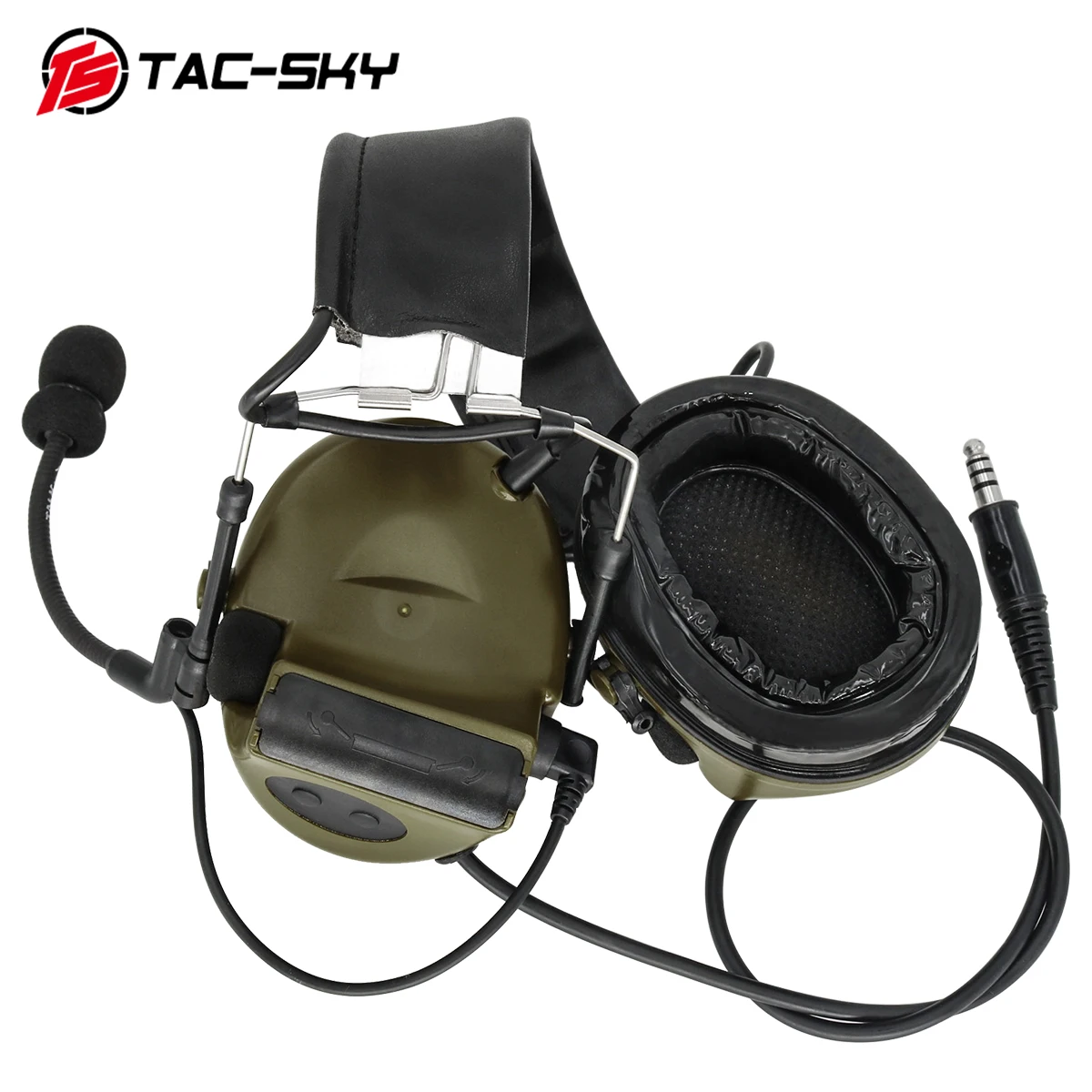 TAC-SKY COMTAC II Outdoor shooting hearing protection noise reduction tactical silicone earphone + U94 PTT