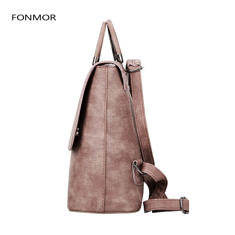 Женский многофункциональный рюкзак из искусственной кожи женские сумки через