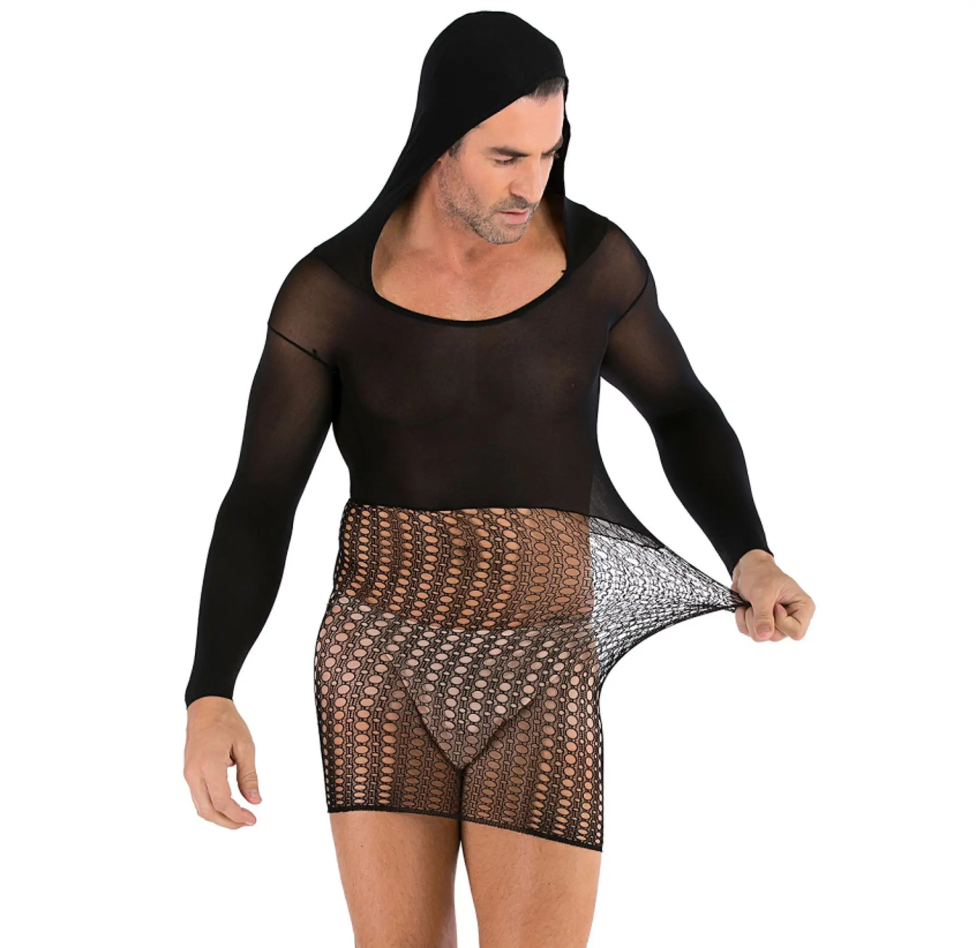 

MUMU Sexy Underwear Men Lenceria Chemises Wedding Night Bodysuits Sleepwear Exotic Apparel Lingerie Erotic Plus Size Sissy