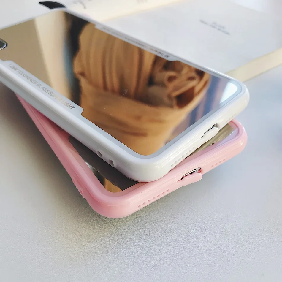 Luxury Mirror Phone Case For VIVO V11i Y85/V9 Cute 3D Devil Horn Cover X21UD Y67 Y66 Y71 Y83 Y97 Hard Acrylic |