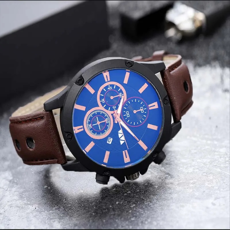 Новинка 2020 мужские спортивные часы Роскошные Кварцевые ведущей марки