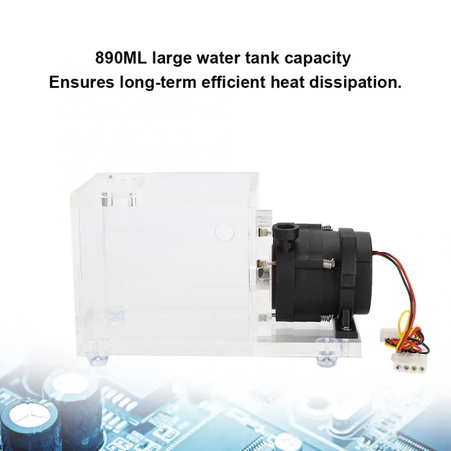 PUB ST1000 890ML 1200L/H 12V DC 18W D встроенный компьютерный резервуар для воды|Кулеры и системы