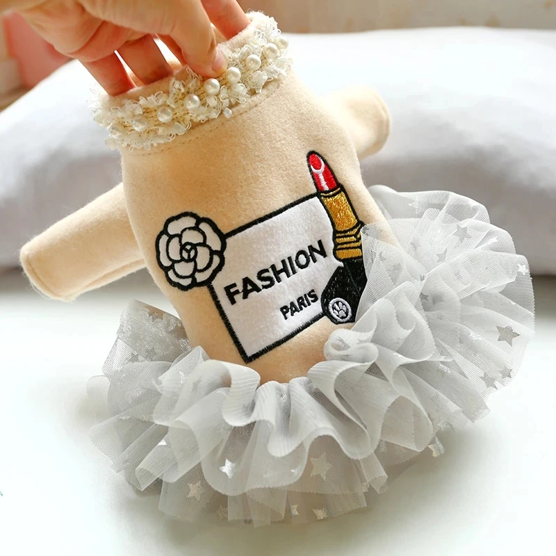 Осенняя Женская юбка пачка для собак размеры XS S M L XL|Платья собак| |