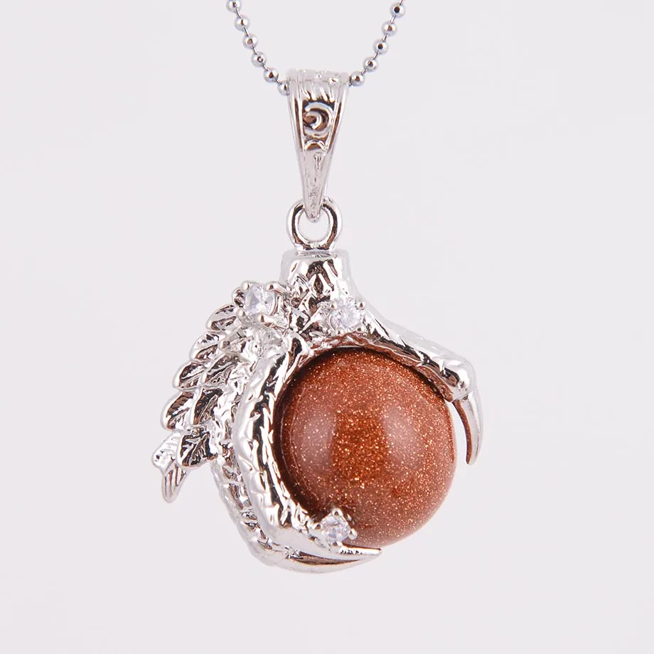 Дракон из натурального камня подвески в форме лап/когтей для ожерелье розового