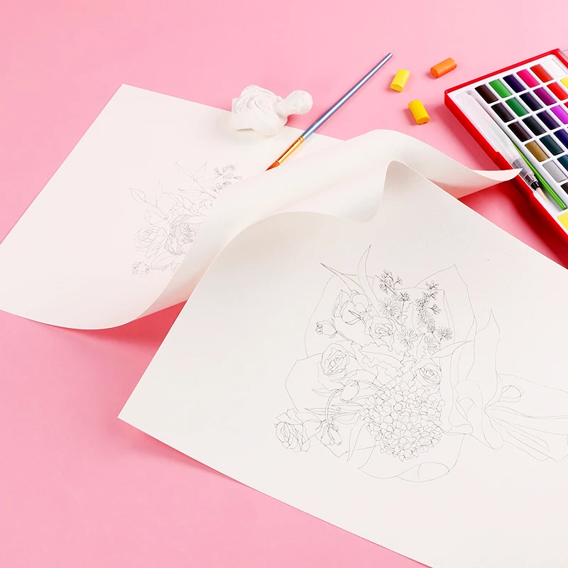 Акварельная бумага для рисования акварелью Bgln ручная роспись цветов начинающих