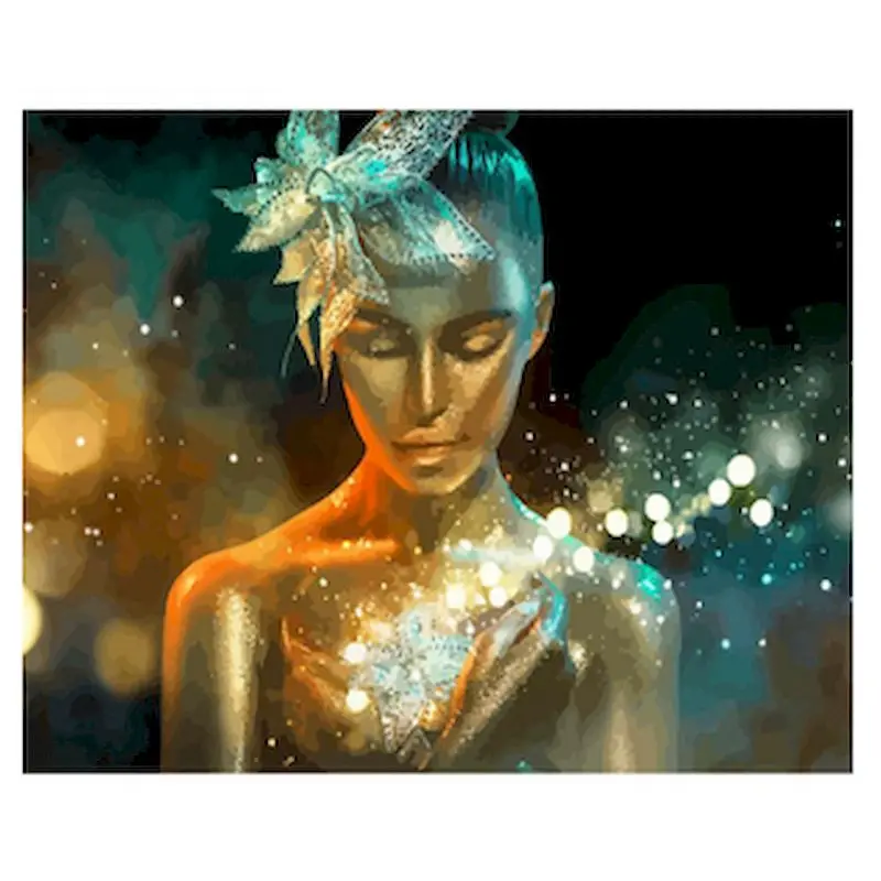 

Женщина картина маслом Краски ing по номерам на холсте с рамкой DIY Наборы девушка Акриловые Краски для взрослых рисунок Раскраска по номерам ...