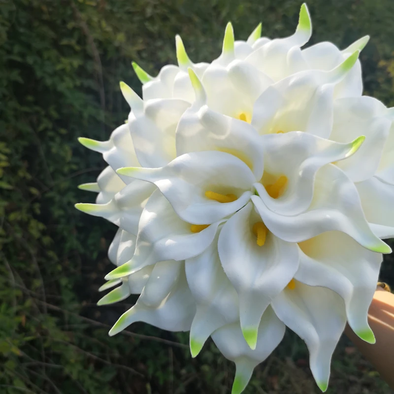 Искусственный цветок свадебное украшение искусственная лилия букет невесты