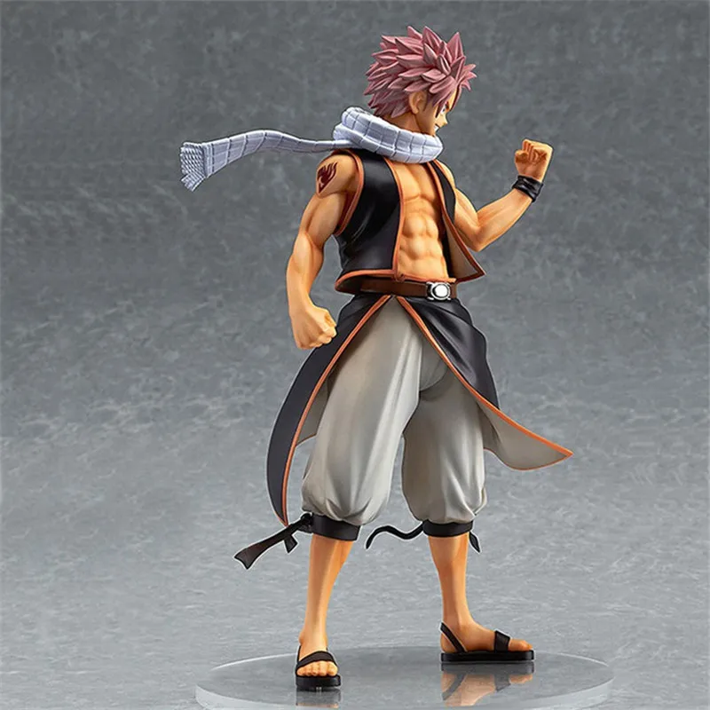 

23cm Anime Fairy Tail Natsu Dragneel PVC Action Figure Model Fire Fist Collectible Model Toy Naz Figure Doragnil Figure