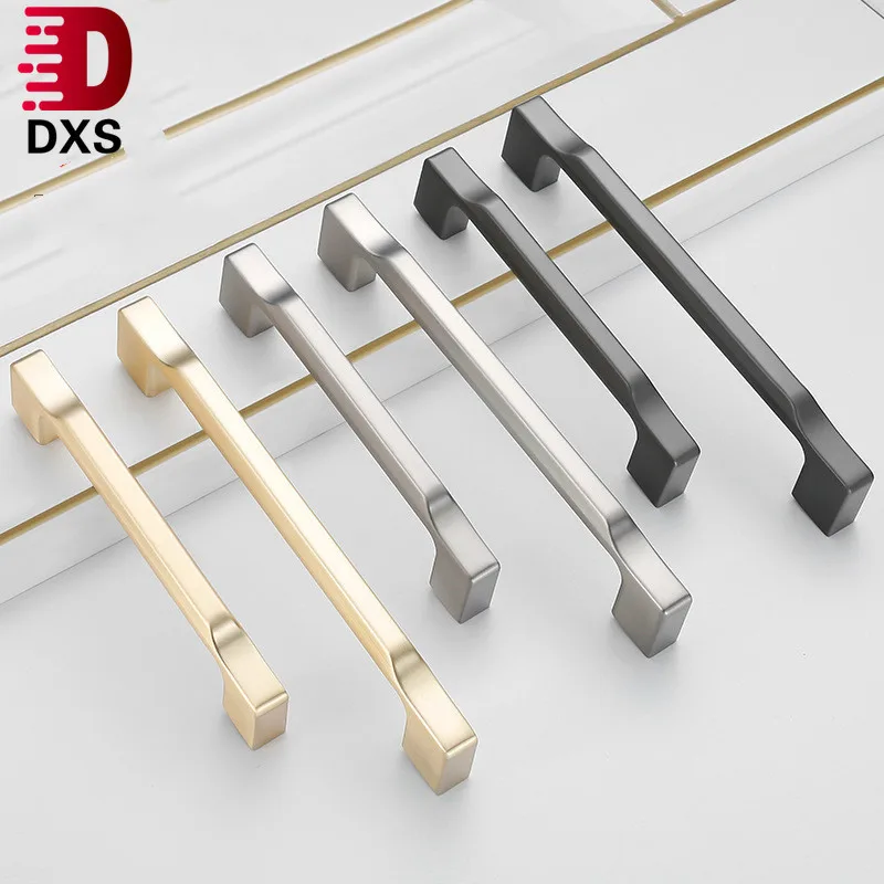 Цинковый сплав жемчужно серый золотая для шкафа ручки твердый ящика Кухня шкаф