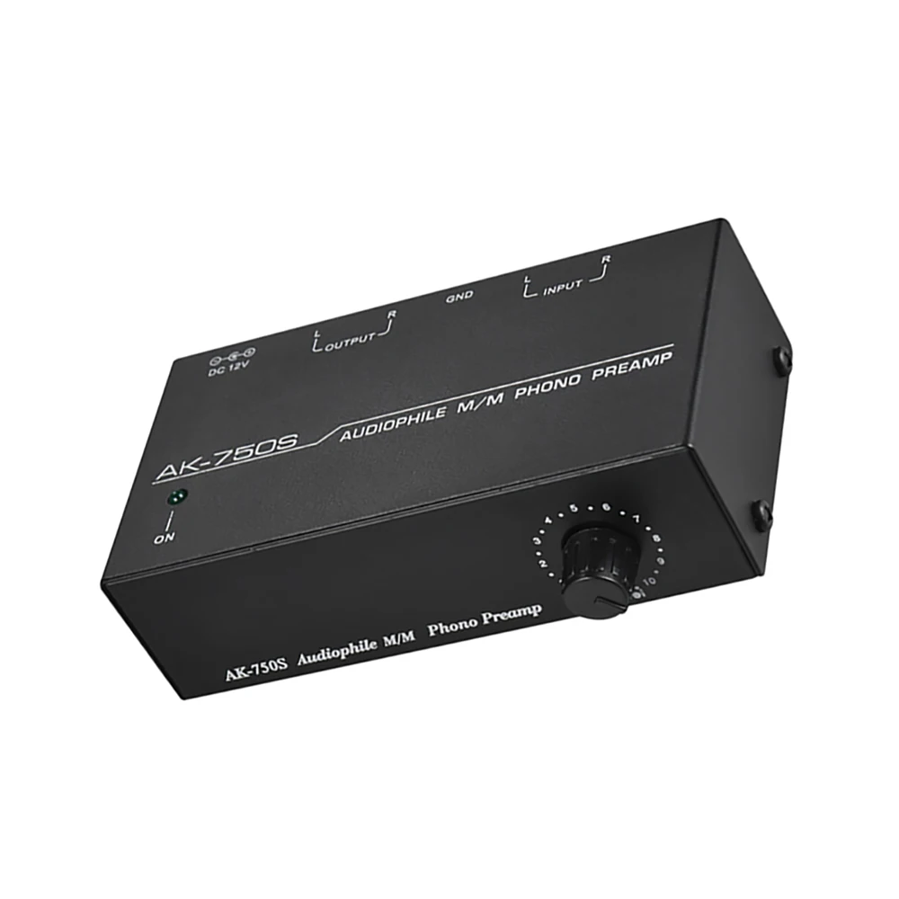 Ak-750S Audiophile M/M фонокорректор с уровнем Управление предусилитель усилитель RCA Вход
