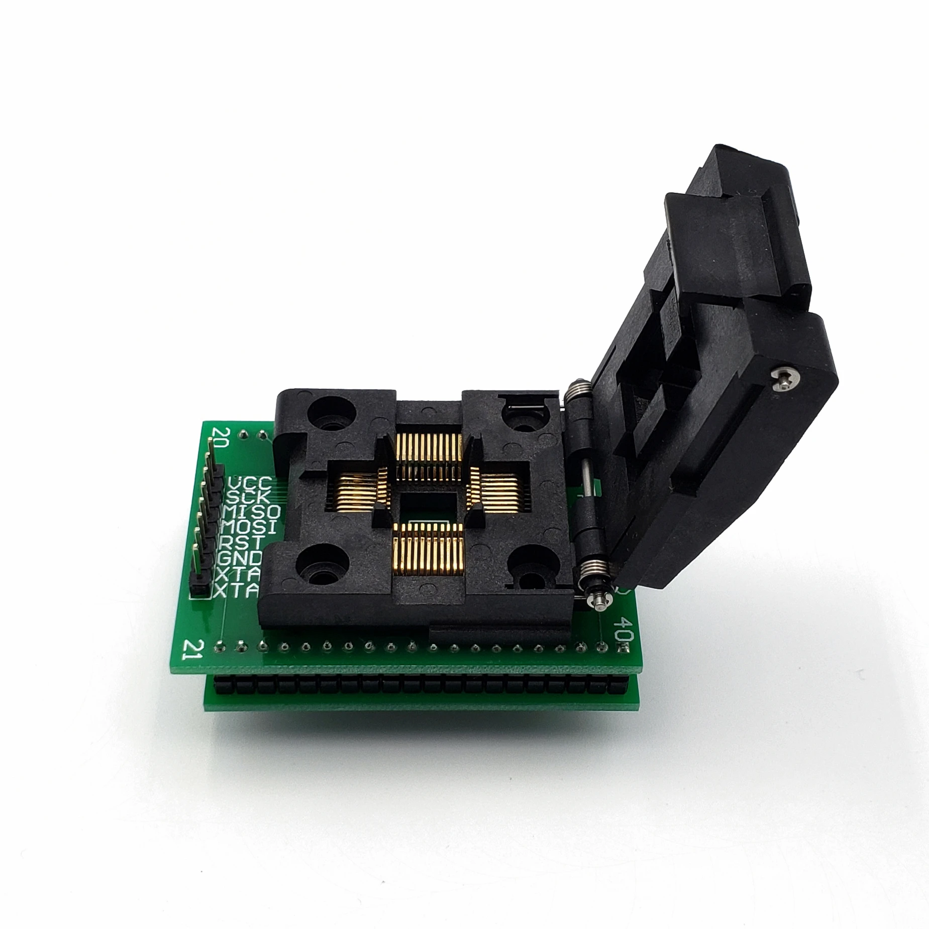 QFP44 TQFP44 К DIP40 шаг 0 8 мм программатор Adpter IC тестовый разъем для серии 51 MCU |