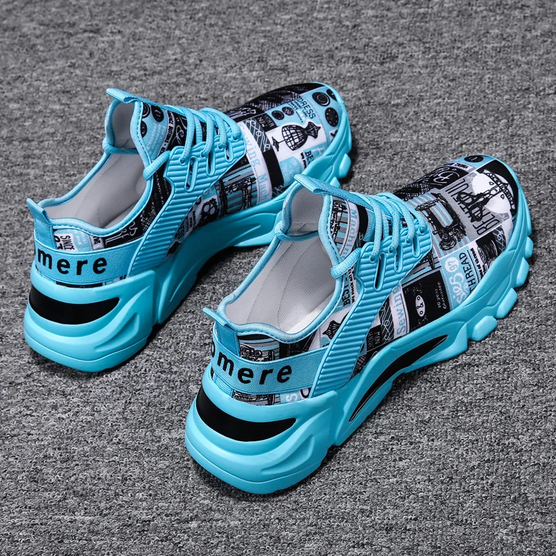 

leisure sports shoes running on foot anti-skid wear-resistant shock absorption breathable fashion sweat deodorant Men's shoes
