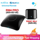 Универсальный пульт дистанционного управления Broadlink RM4 PRO Wifi IR RF BestCon RM4C Mini Smart Home ИК пульт дистанционного управления для ТВ кондиционера