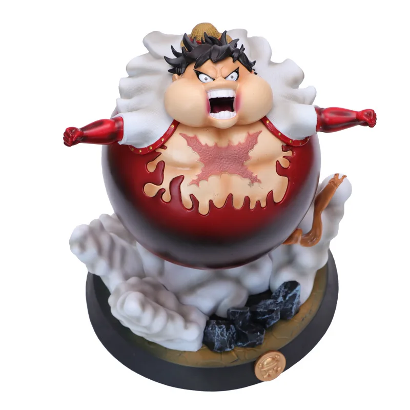 Аниме One Piece Luffy Fat Tank ПВХ экшн фигурки коллекционные модели игрушек|Игровые и