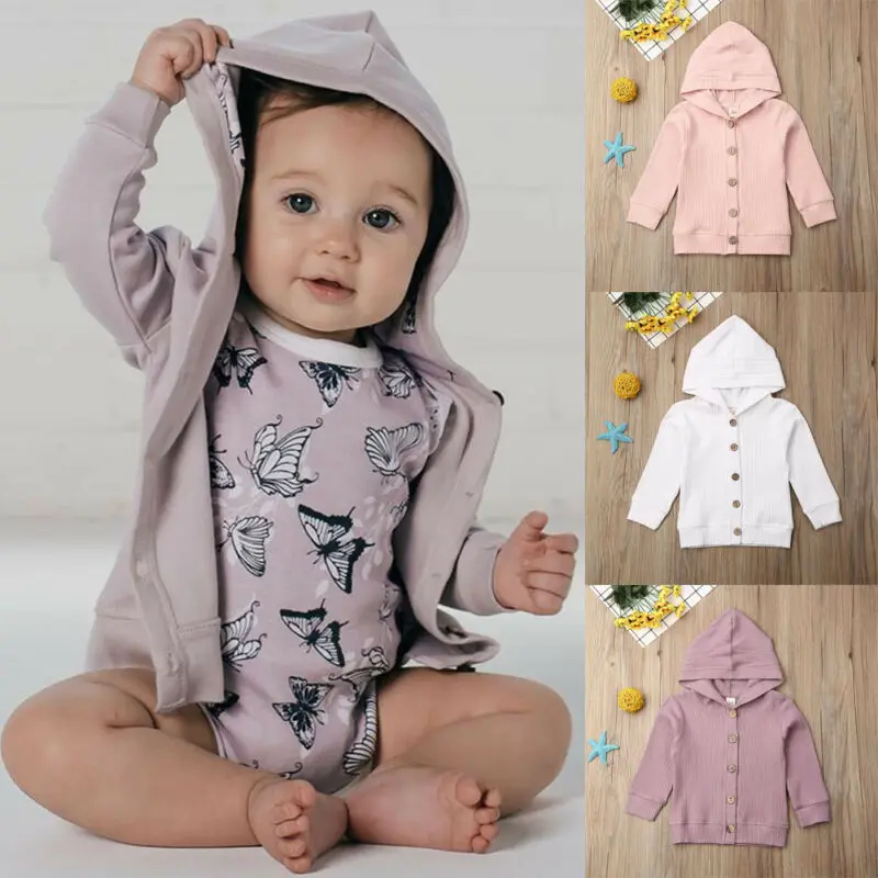 Новый милый вязаный кардиган для маленьких девочек пальто осенне-зимнее теплое с