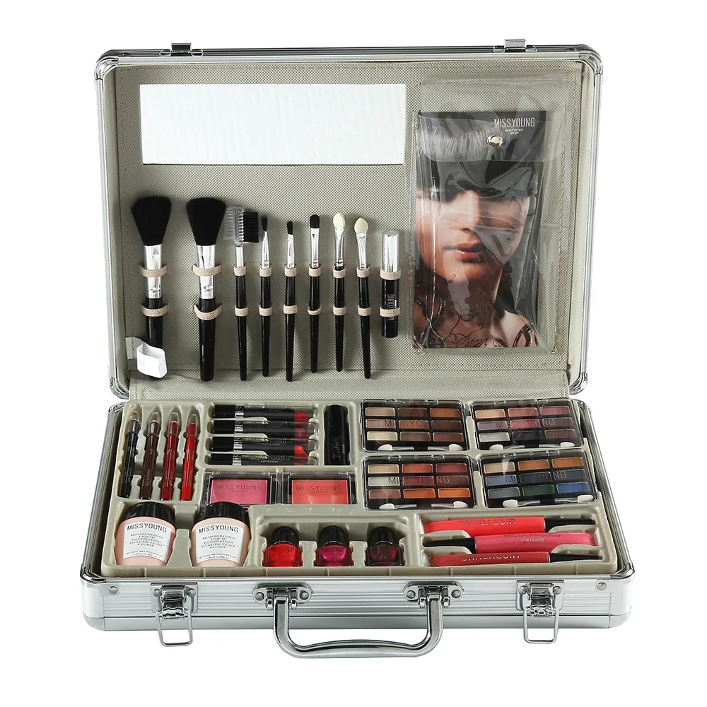 Makeup Kit Box Professional Full Makeup Cosmeticss Set Makeup Brushes Set Eyeshadow Palette Lipstick Liquid Foundation ForWoman