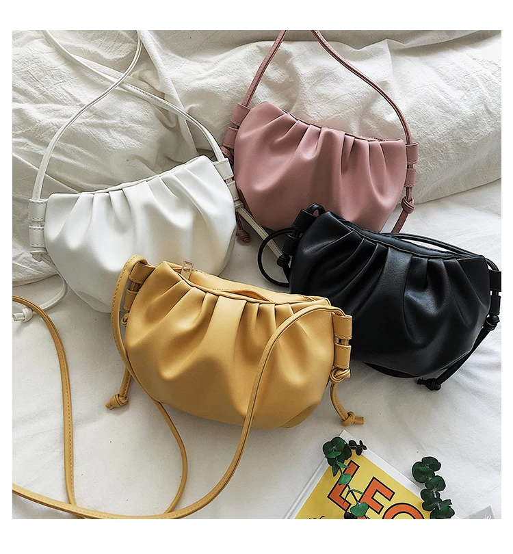 Soft Leather Pouch Handbag for Women 2020 Purses and handbags Fashion Clutch Bag Party Purse Bag Women Large Ruched Cloud Bag
Soft Leather Pouch Handbag for Women 2020 Purses and handbags Fashion Clutch Bag Party Purse Bag Women Large Ruched Cloud Bag