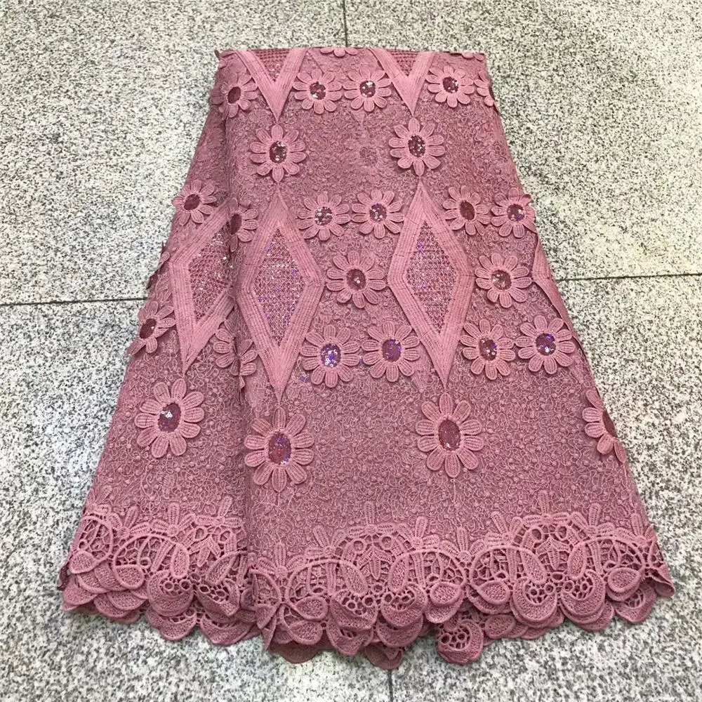 

2019 Latest African Lace Fabric 2019 High Quality French Tulle Lace Fabric Embroidery Mesh Nigerian Laces Fabric For Wedding