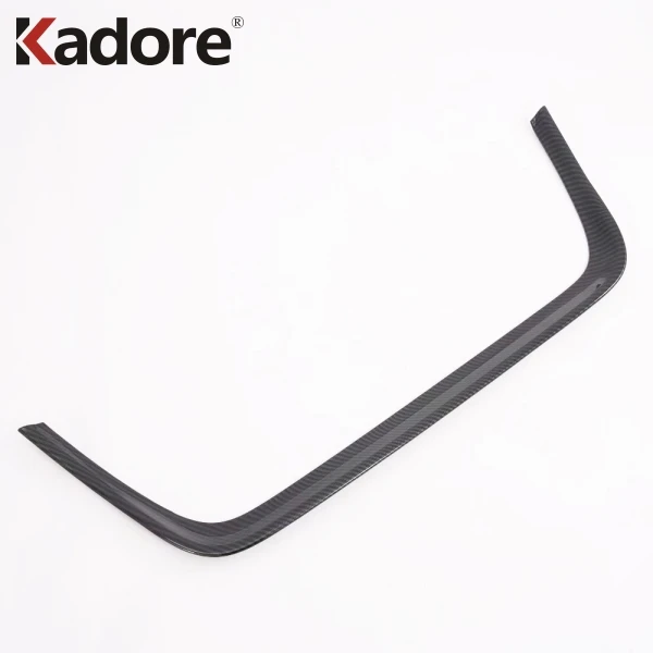 

For Toyota Alphard Vellfire AH30 2016 2017 2018 2019 2020 ABS Carbon Fiber Car Rear Trunk Tail Licence Plate Trim Cover Strip