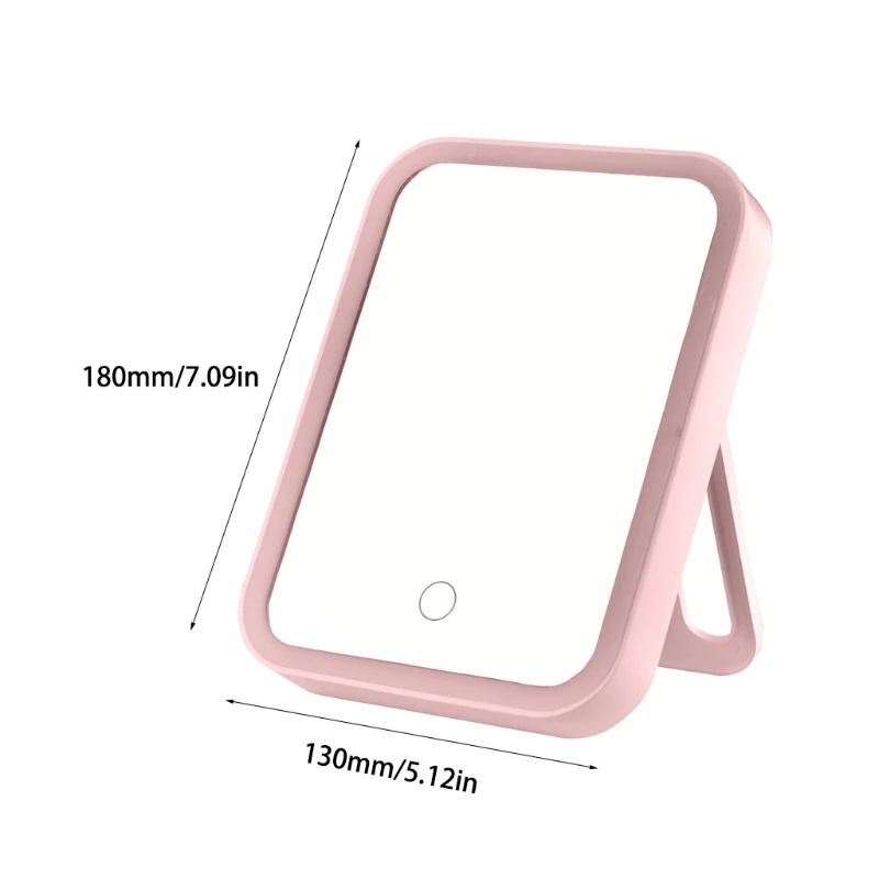 33 светодиодный освещенное зеркало для макияжа Портативный косметичка