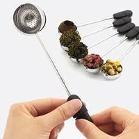 tea strainers stainless steel filter soup pot tea spoon rotatable easy clean tea drain filter mesh teapot kitchen accessories