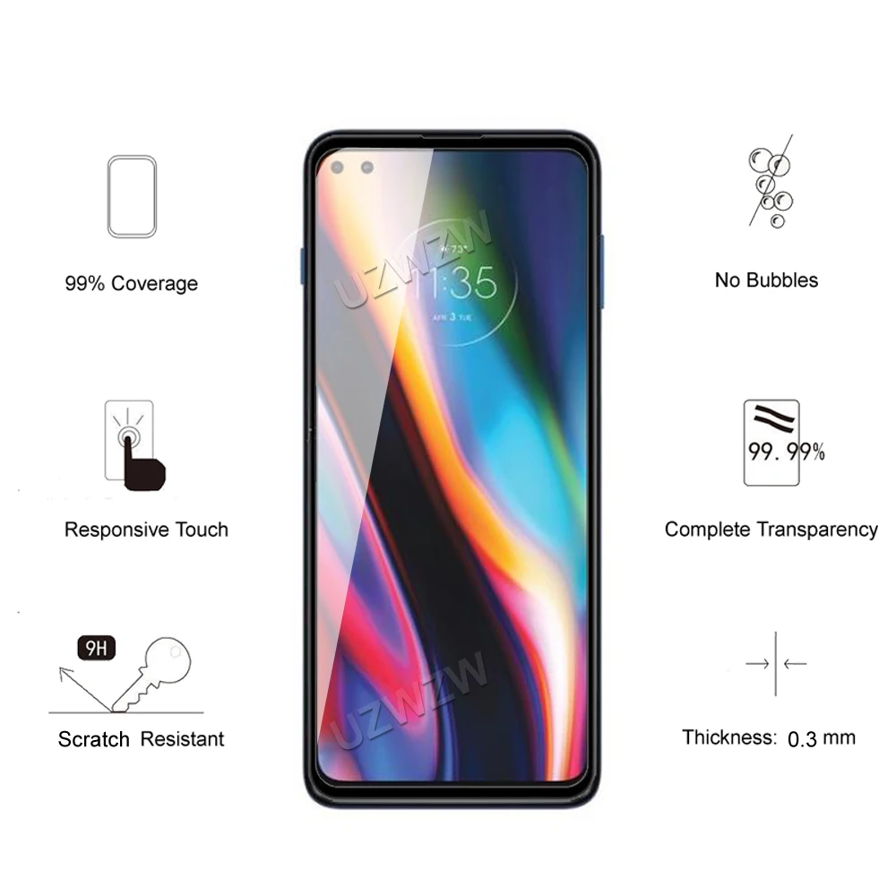 for motorola moto g 5g plus full coverage tempered glass phone screen protector protective guard film 2 5d 9h hardness free global shipping