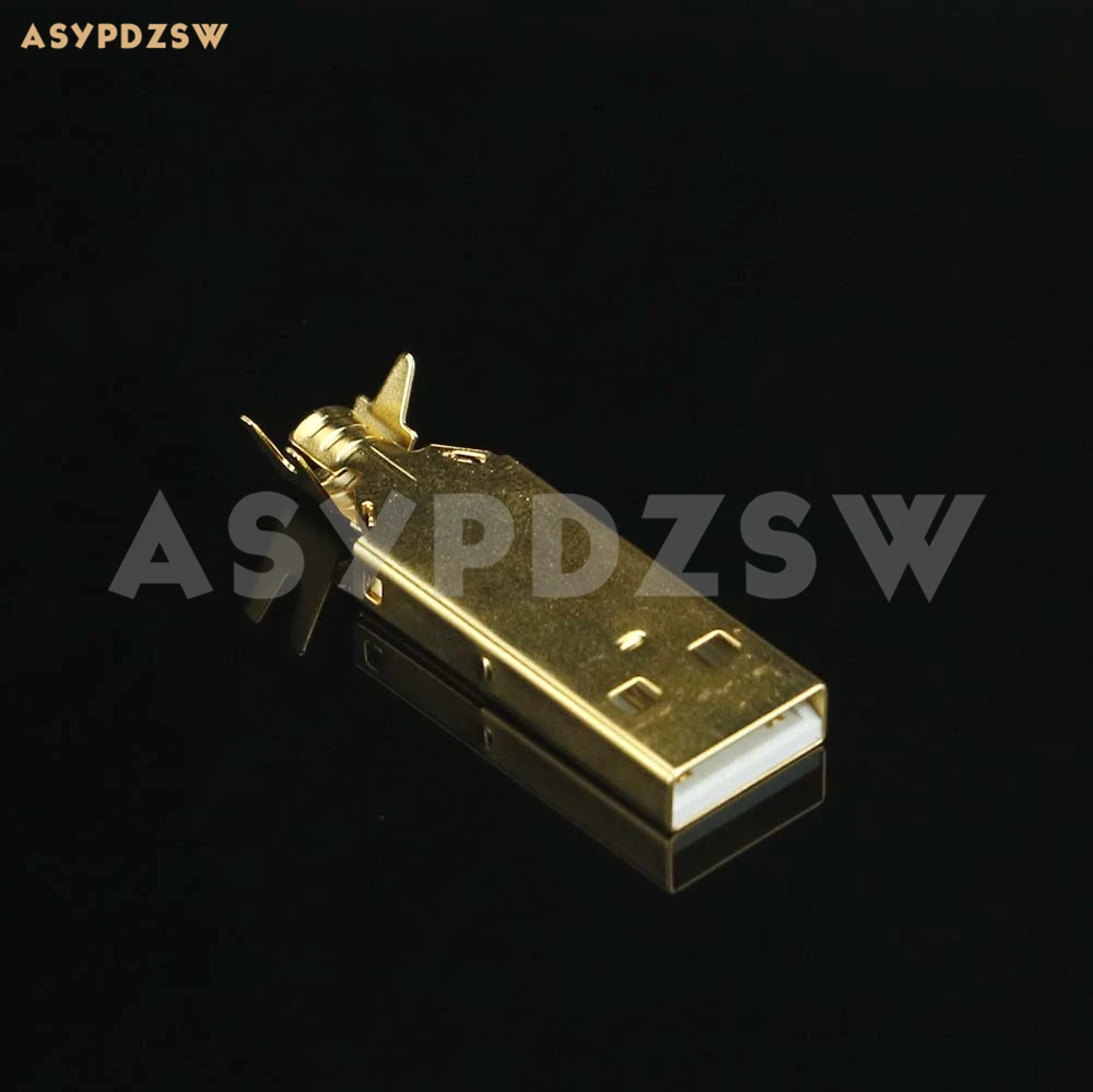 HIFI DIY позолоченный 3U штекер тип A USB разъем для передачи данных/зарядного кабеля|plug