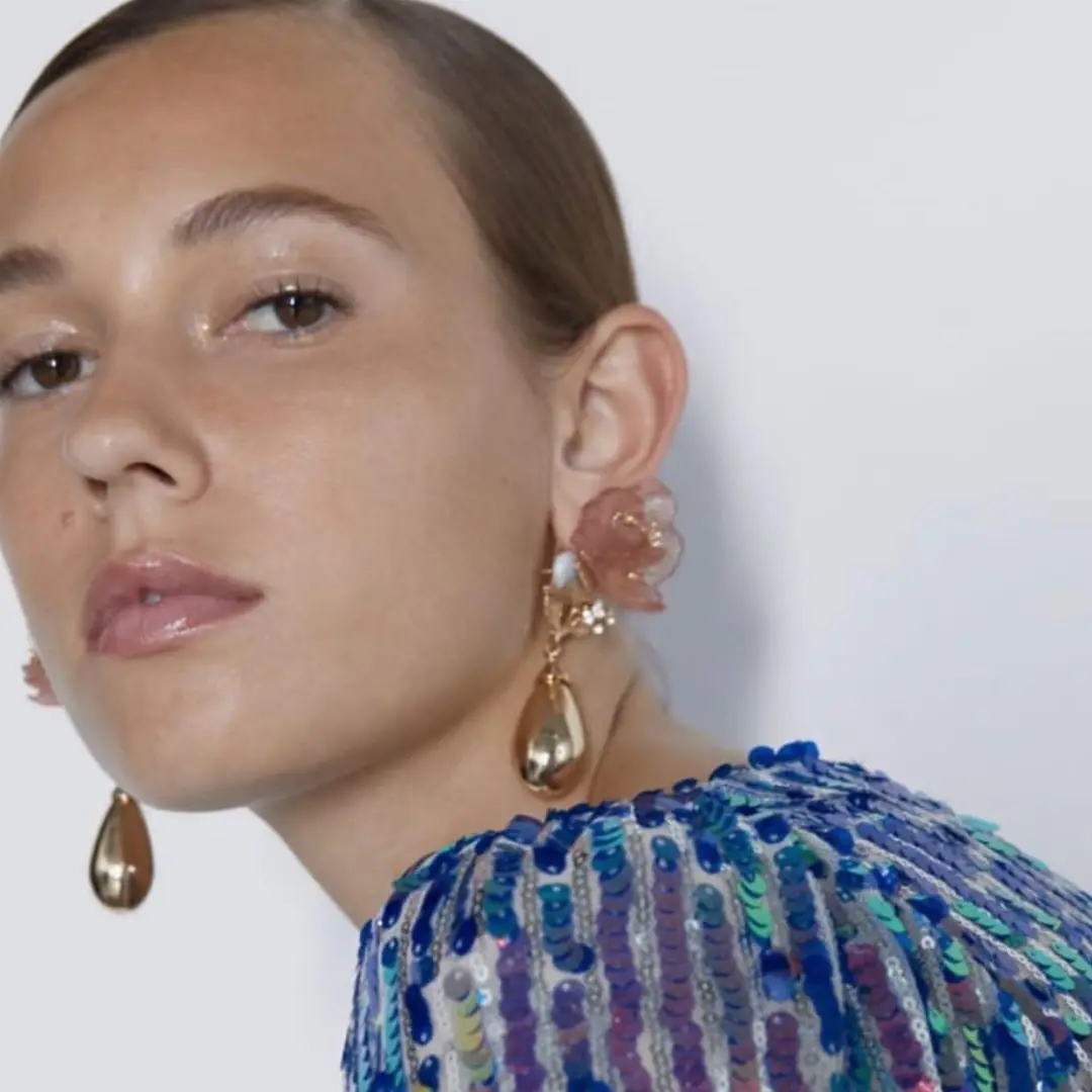 2019 Boho Za новинка полимерный цветок подвеска серьги женская мода ювелирное изделие