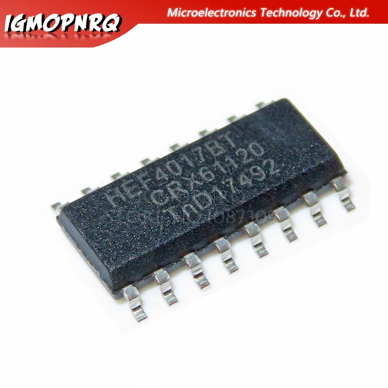 10 шт. CD4017BM CD4017 HEF4017BT HEF4017 SOP 16 друг с другом счетчик ICs S счеты счетчиков новые