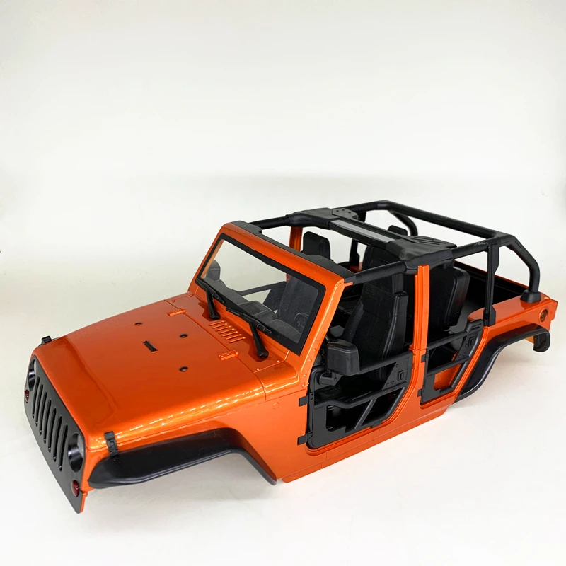 

1:10 Scale Convertible Hard Body Kit 313mm Wheelbase for 1/10 RC Crawler Axial SCX10 Wrangler Rubicon Traxxas TRX4 Redcat GEN8