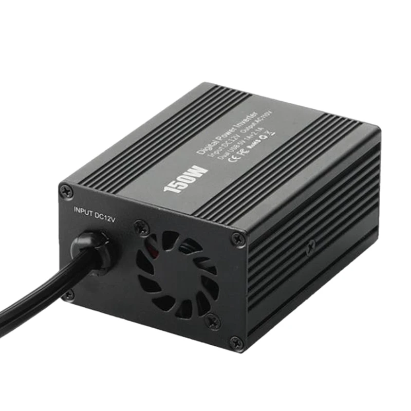 

150W DC 12V AC 110V Step-Up Module For Car Inverter Auto Inverter Multifunction Power Converter - US Plug