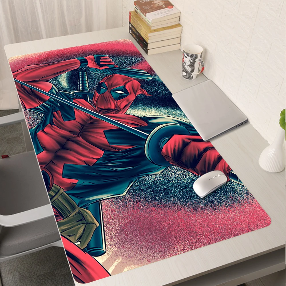 

Deadpool Mouse Pad Gamer Gaming Computer Table Big Mousepepad Black Bullet Mousepad Gamers Accessories Deskpad Gamer Xs Mausepad