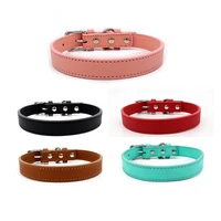 pu leather comfortable small and medium dog collar leather dog collar pink spiked dog collar dog collars for large dogs dog