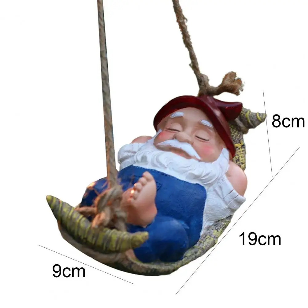 

Garden Pendant Elf Shape Wear-resistant Resin Landscaping Hanging Pendant for Home