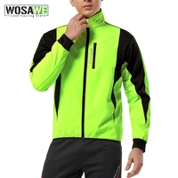 wosawe mens winter thermal fleece set cycling clothes womens jacket suit sport riding bike mtb clothing pants warm sets ropa