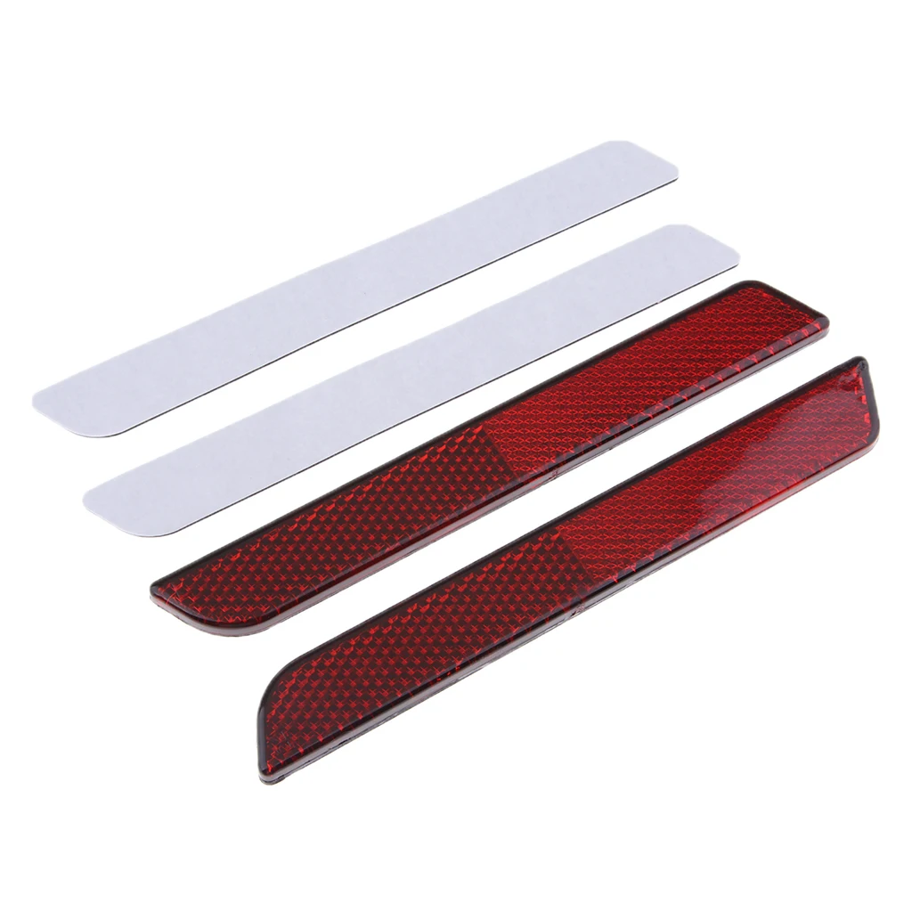 

Latch Covers Red Reflectors Side Visibility for Harley Saddlebags 94-13 Left & Right