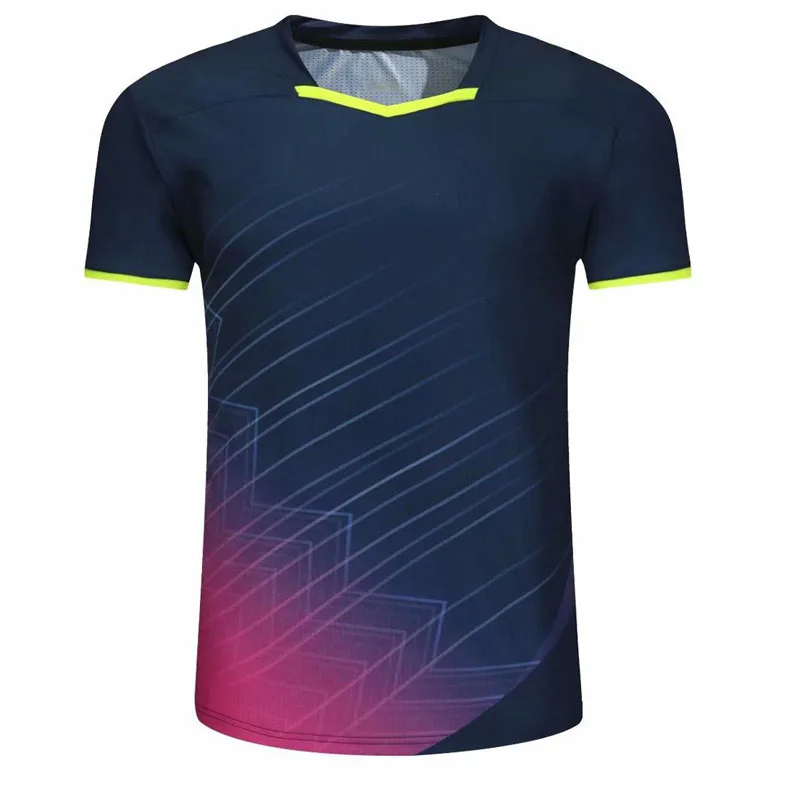 Новые рубашки для бадминтона мужчин рубашка волейбола теннисные футболка